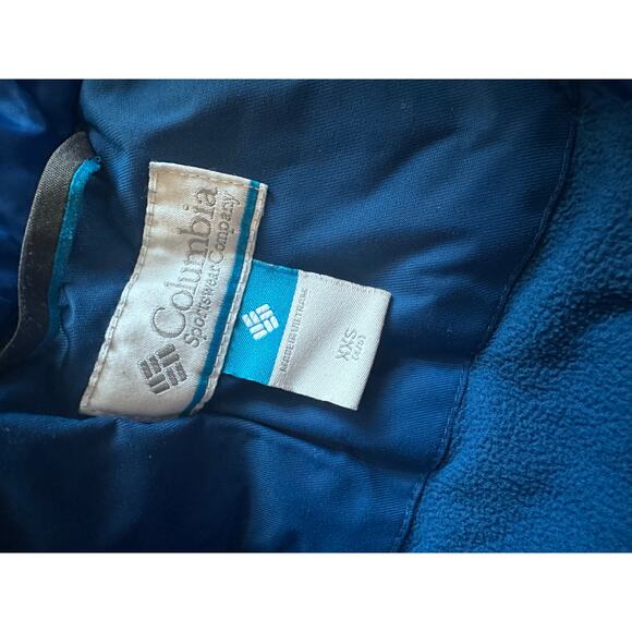 Columbia Two Tone Blue Insulated Winter Jacket - XXS - Picture 8 of 9